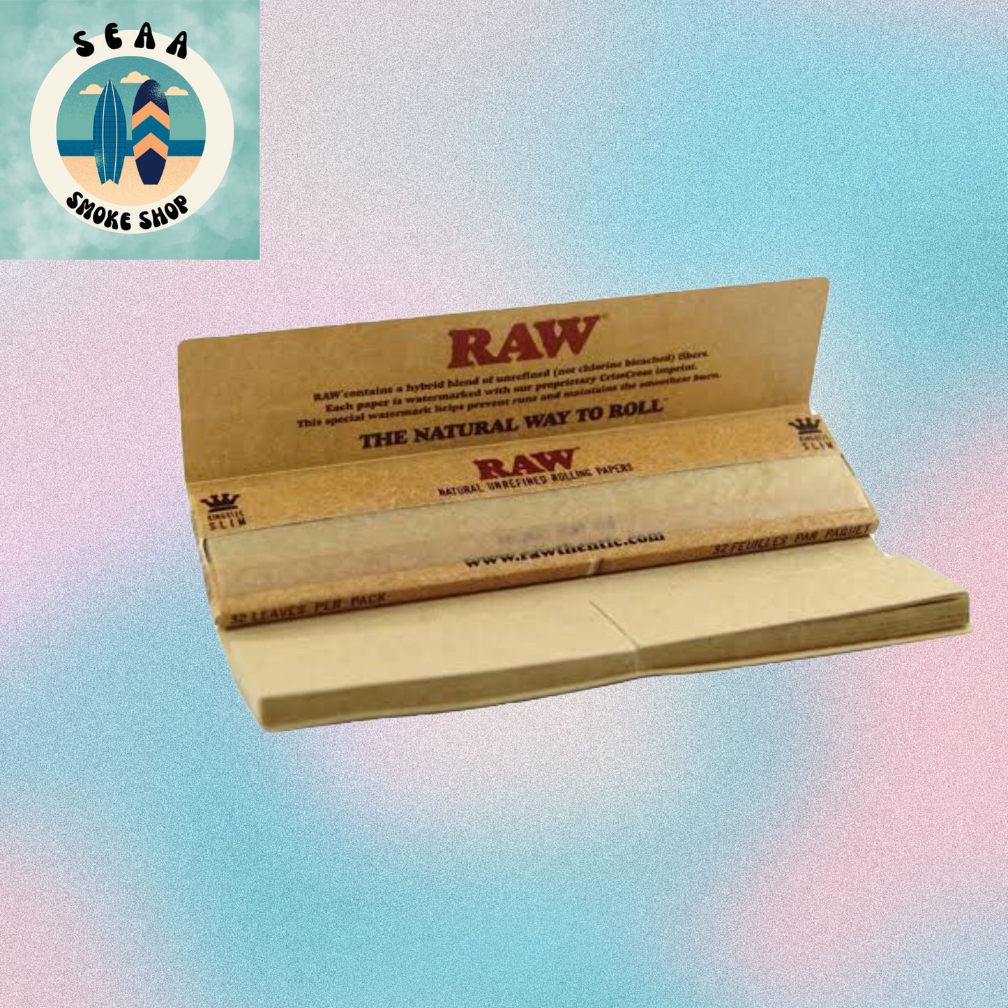 RAW CLASSIC KINGSIZE SLIM + TIPS